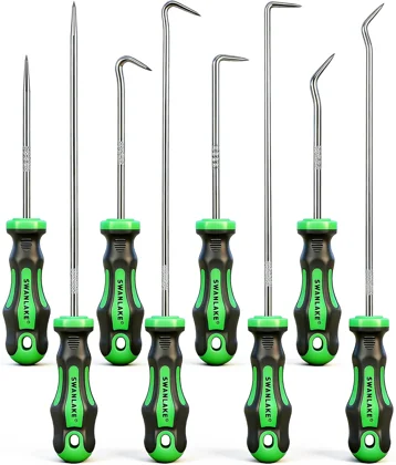 Mini pick and hook set
