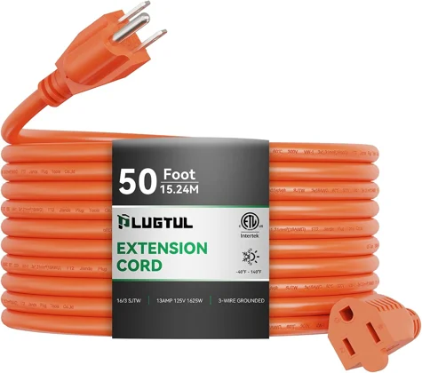 50 ft, 16/3 outdoor extension cord
