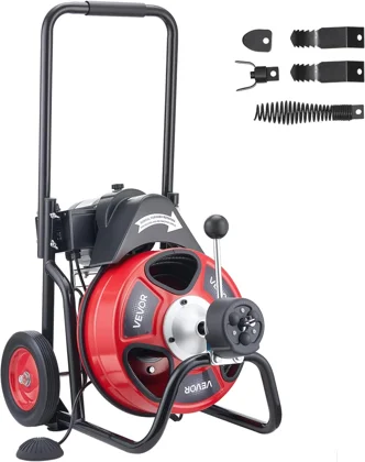 VEVOR 100-ft Drain Cleaner Machine