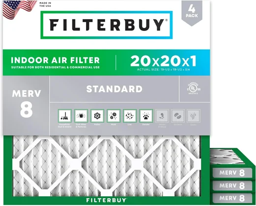 20×20×1 air filter
