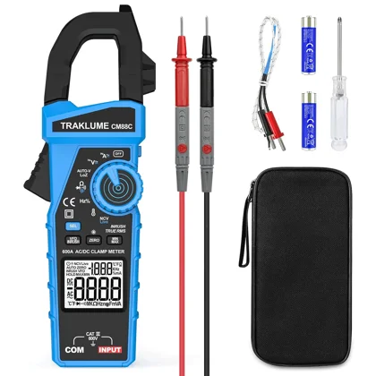 600A AC/DC True-RMS Clamp Meter