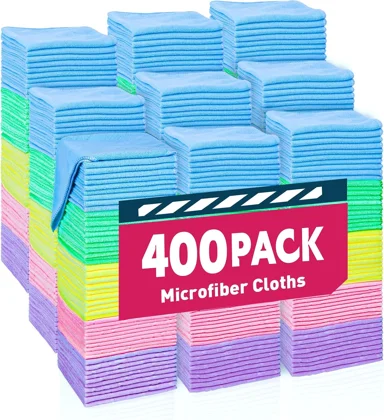 TEAWOO Microfiber Towels — 400 Pack