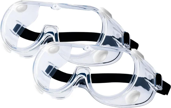 Honmein Anti-Fog Safety Goggles — 2 Pack